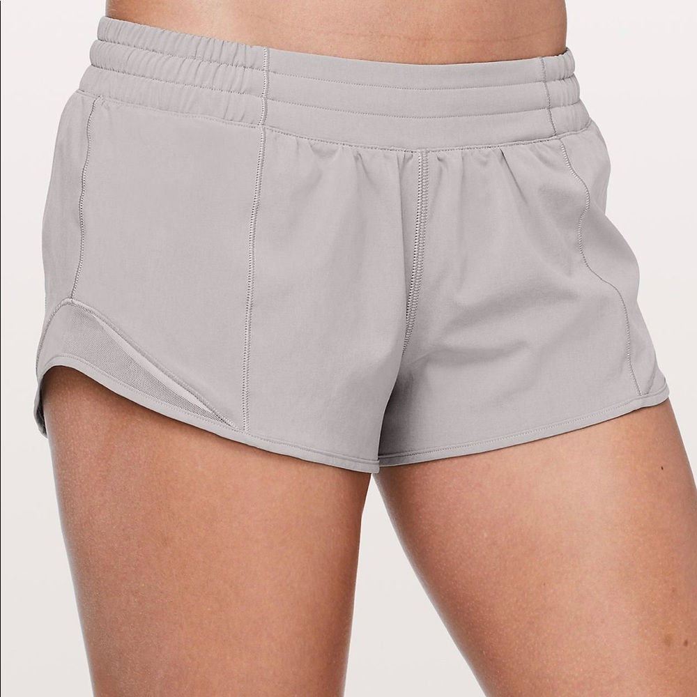 SOLD OUT LULULEMON GRAY HOTTIE HOT SHORTS